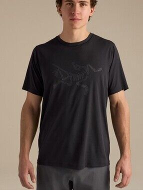 Arc'teryx Men's Black Graphic Crew Neck Tee